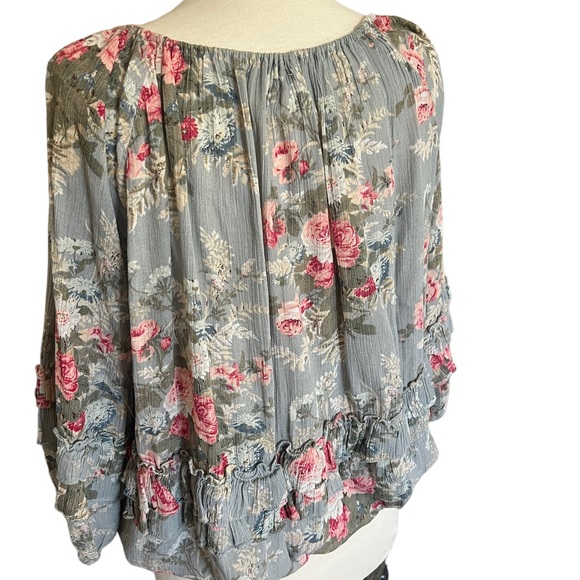 Ralph Lauren Denim and Supply Boho top with adjustable neckline in size m - Picture 2 of 7